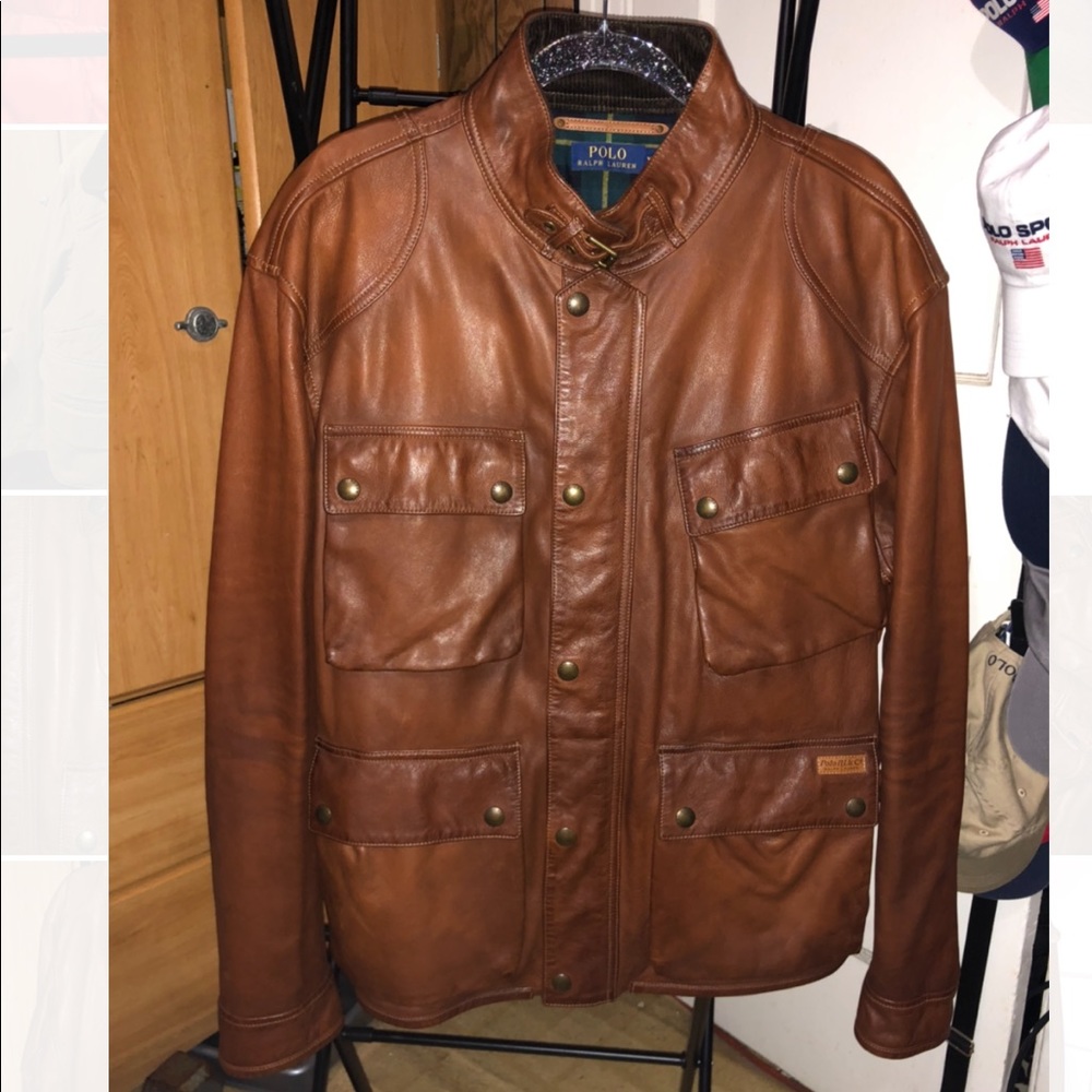 SOLD!!! Polo ralph lauren southbury Leather Jacket